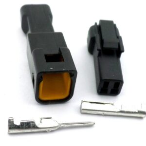 Connector 2 way Ducati Black Indicator Turn Signal Plug A-10