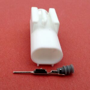 Connector 2 Way BMW Mini White Male Indicator Plug L-28