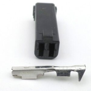 Connector 2 Way Female Black Suzuki GSXR Indicator T5-2