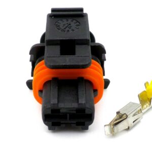 Connector 2 Way Ignition Coil Ducato Injector Loom Plug C-4