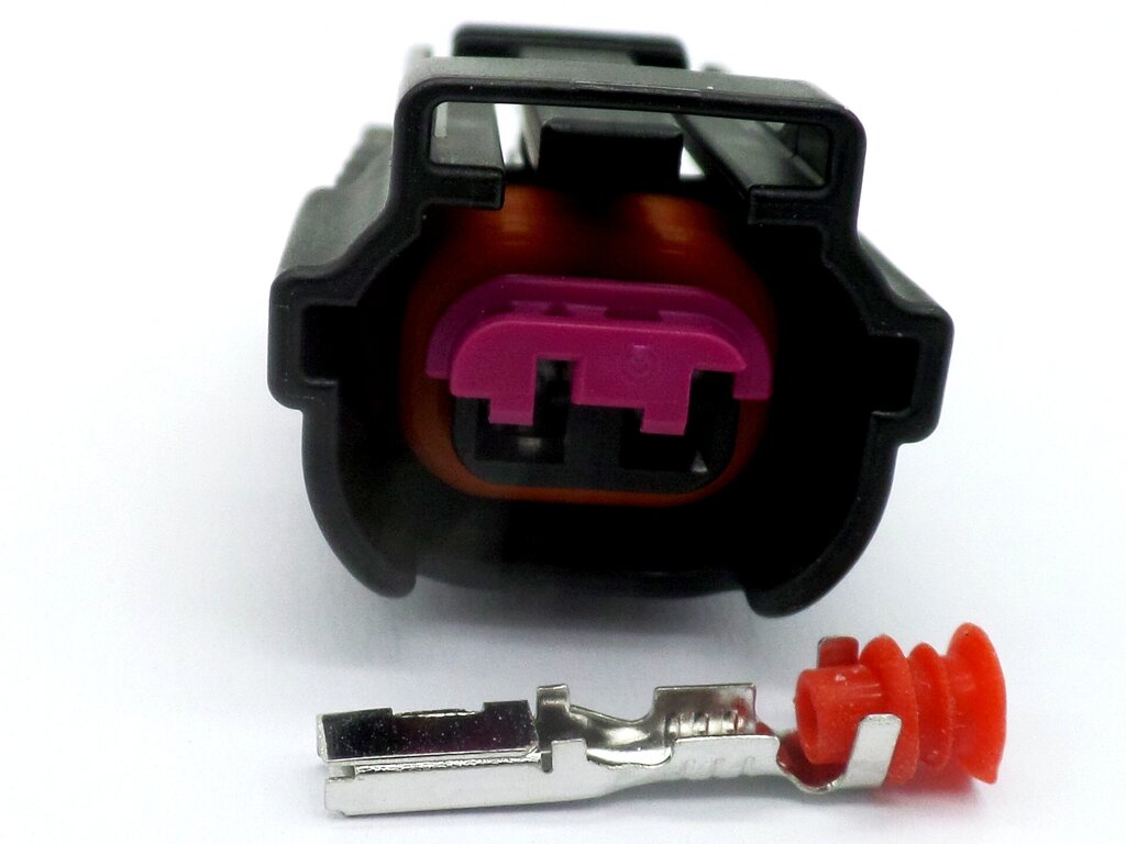 Connector 2 Way Top Slot Fuel Injector Wiring Plug L-27
