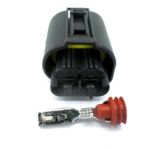 Connector 2 Way Black BMW Mini Cooper Indicator Plug L-29