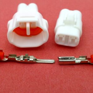 2 Way MT Sealed Motorcycle White Wiring Harness Connector L-22