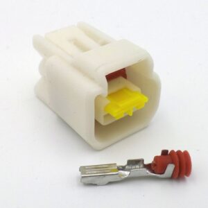 Connector 2 Way CBR White Female Ignition Pencil Coil K-18