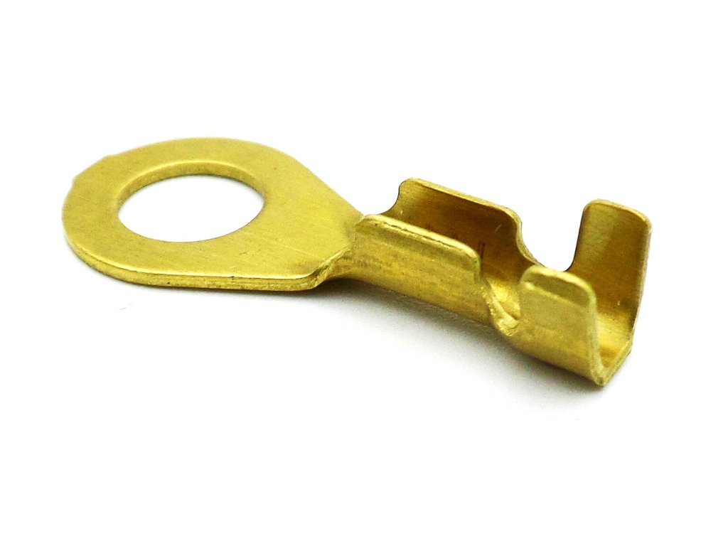 Terminal Brass Ring 0.5mm² - 1.0mm² 5mm Hole 50 Pack K-16 - Image 2