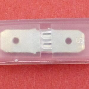 Connector 6.3mm 2 Blade 12v Insulated Cable Butt D-8