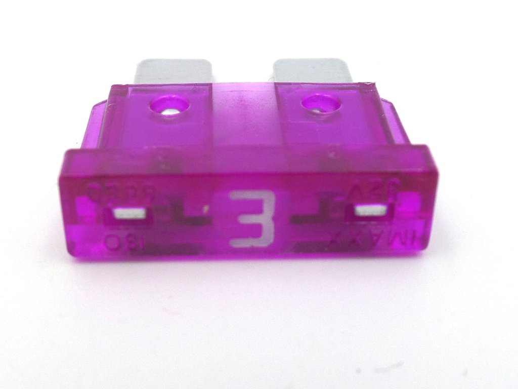 Fuse 3 Amp Standard Blade Automotive 10 Pack - Image 2