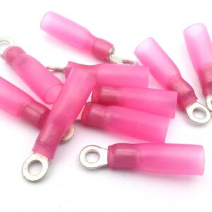 Terminal 3mm Red Heat Shrink Ring 10 pack N-8