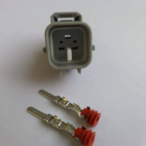 Connector 3 Way Male Grey Sealed White Lock K-36