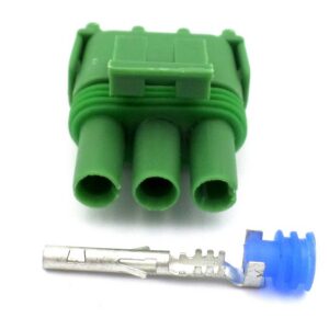 Connector 3 Way Green GM Map 1 Bar Map Sensor Plug