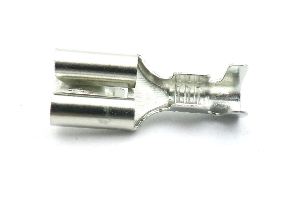 Connector 3 Way Brown 6.3mm HD Female Wiring Loom Plug X-5 - Image 3