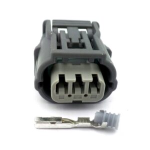 Connector 3 Way Honda HV HVG CR-Z Ignition Coil Grey Plug K-30