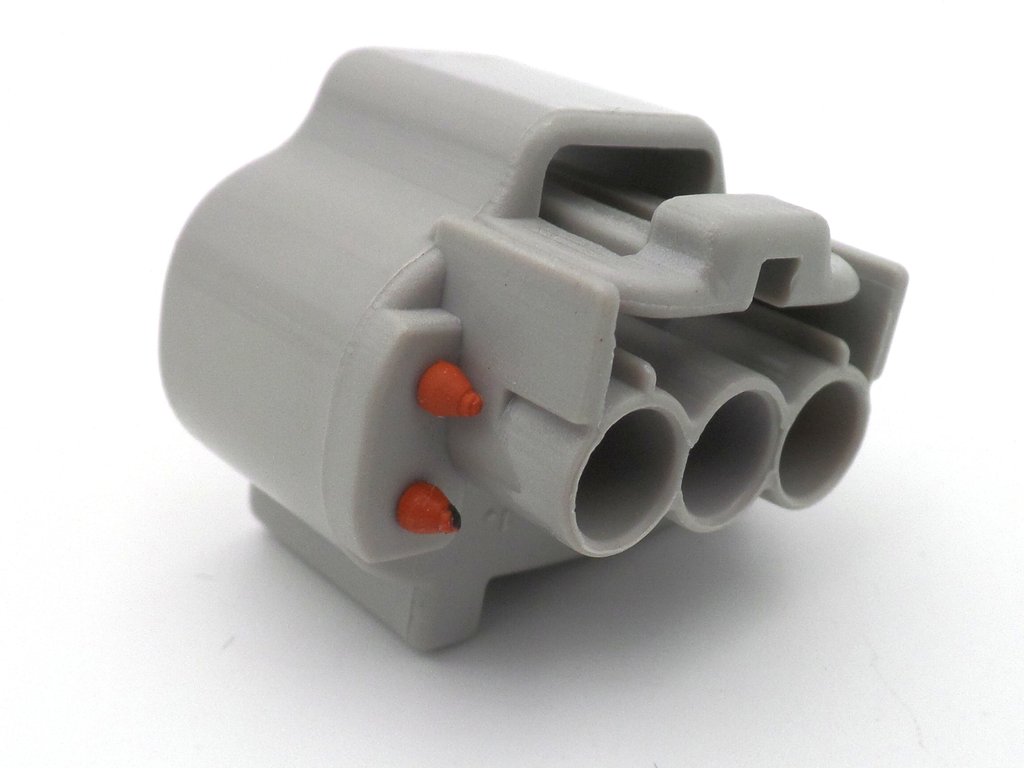 Connector 3 Way MT 090 sealed grey wiring loom Plug D-9 - Image 2