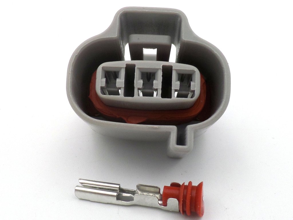Connector 3 Way MT 090 sealed grey wiring loom Plug D-9