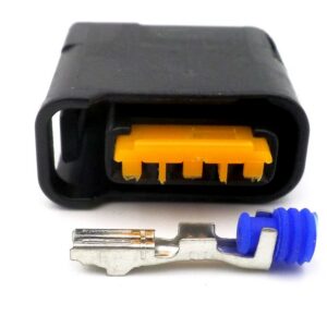 Connector 3 Way Subaru Coil WRX STI 2002-14 Black Plug J-6