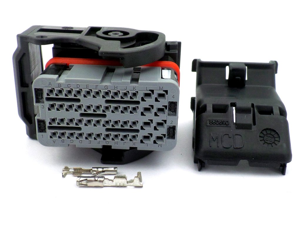 Connector 48 Way Green Car Vehicle ECU Wiring Loom Plug K-27 - Image 2
