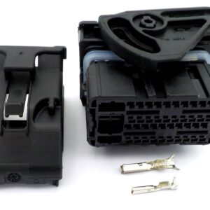 Connector 48 Way Black FCI Vehicle ECU Wiring Harness L-23