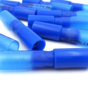 Terminal Blue Heat Shrink Female Bullet Terminal 10 Pack N-7