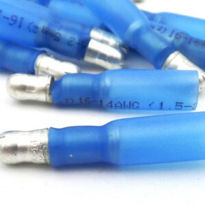 Terminal Blue Heat Shrink Male Bullet 10 pack N-7