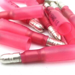 Terminal heat shrink 4mm male bullet 10 Pack N-8