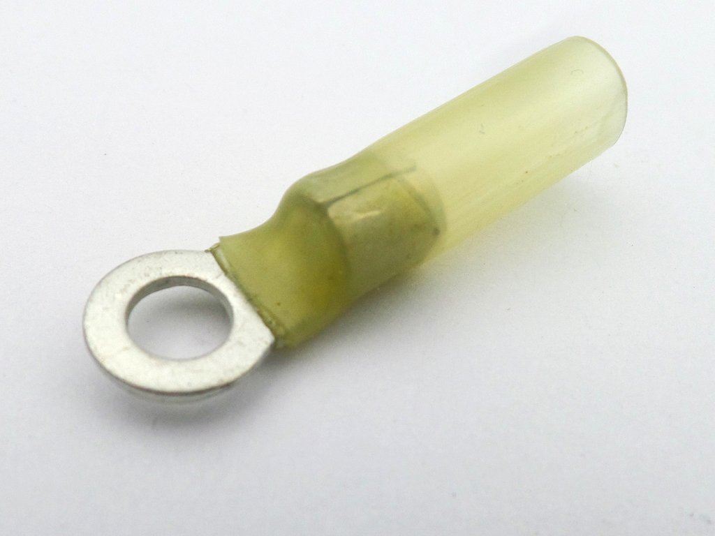 Terminal 5.3mm Yellow Heat Shrink Ring 10 Pack N-7 - Image 2