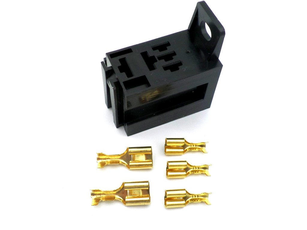 Connector 5 Way Female Automotive Relay Base Plug Module B-8