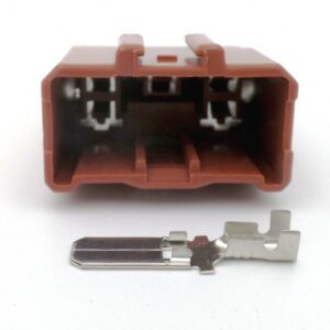 Connector 5 Way Brown 6.0mm HD Series Male Harness Plug K-6