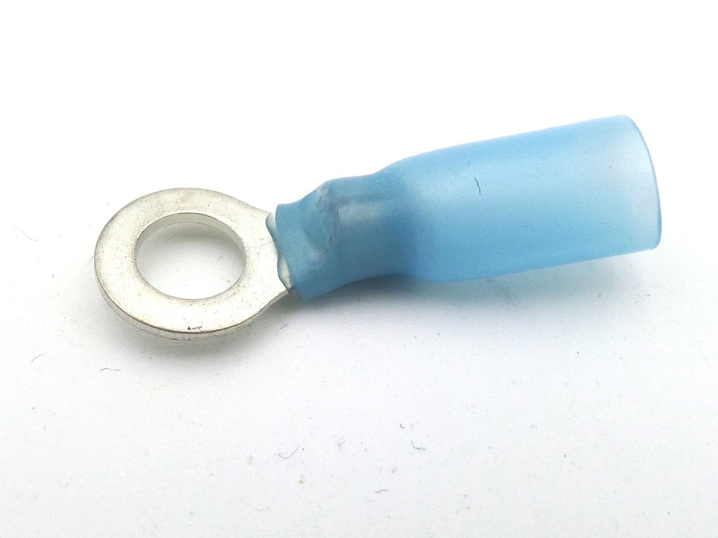 Terminal 5mm Blue Heat Shrink Ring