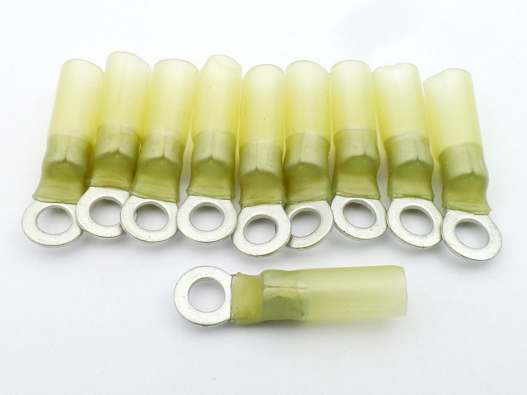 Terminal 5.3mm Yellow Heat Shrink Ring 10 Pack N-7