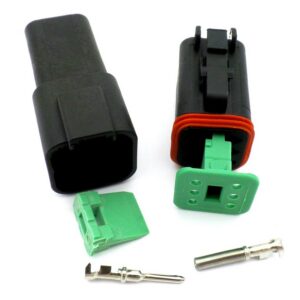 Connector DT 6 Way Black Wiring Loom DT04-6S DT04-6P D-2