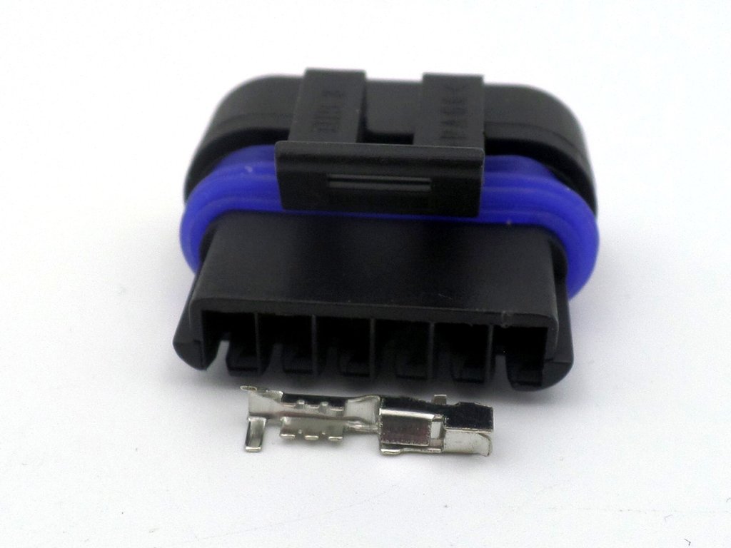 Connector Metri-Pack 150 6 Way Female P2S Green Plug