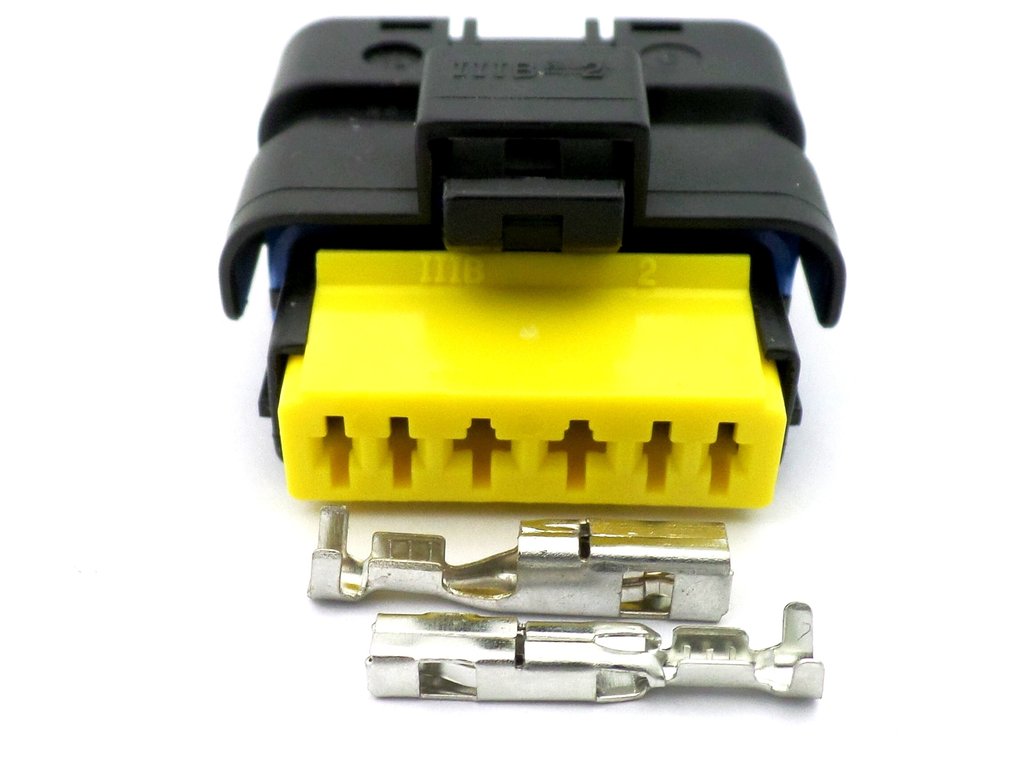 Connector 6 Way Miraglio Window Reg Fuel Pump Plug B-7