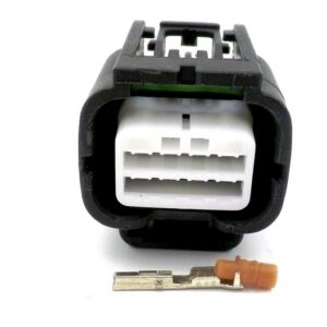 Connector 8 Way HS CBR Handlebar Wiring Female B-4