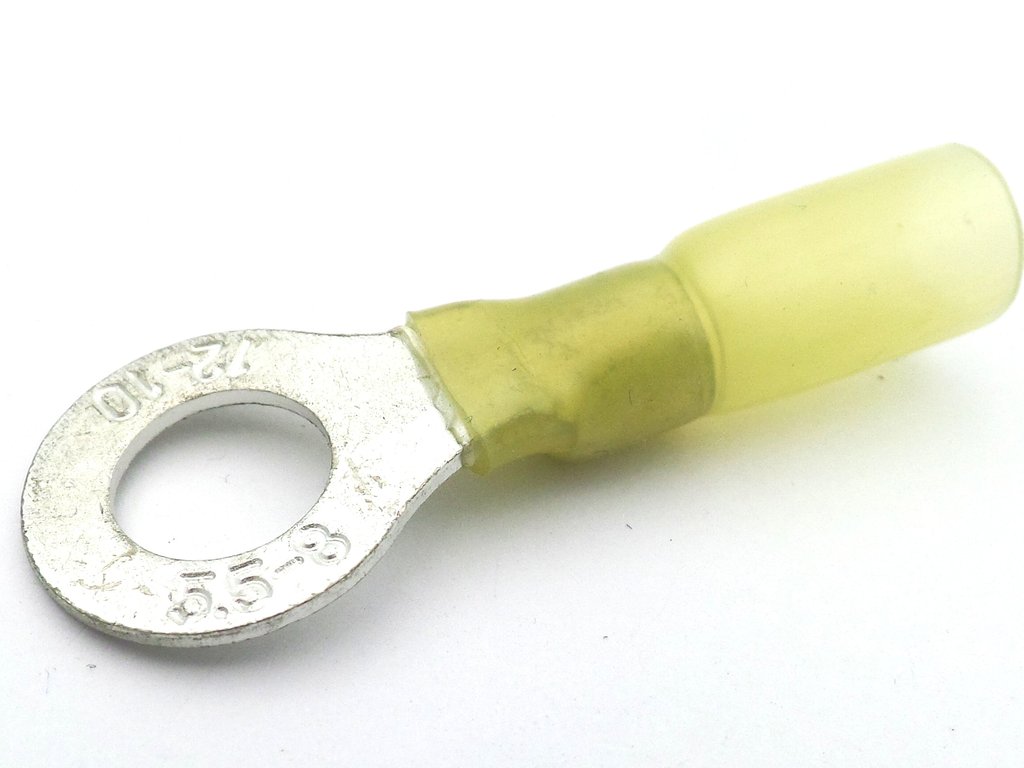 Terminal 8.3mm Yellow Automotive Heat Shrink Ring N-7 - Image 2