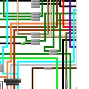 Honda CB750F 1979 - 1980 USA Colour Wiring Diagram