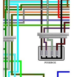 Honda CB750K 1979 USA Colour Wiring Diagram