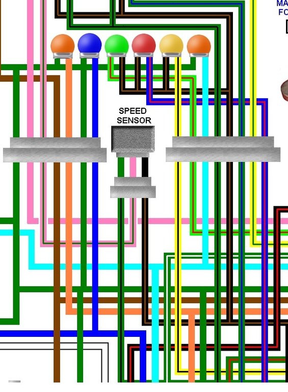 Honda CBR600 FM FP FR UK Spec 1991-94 Colour Wiring Diagram