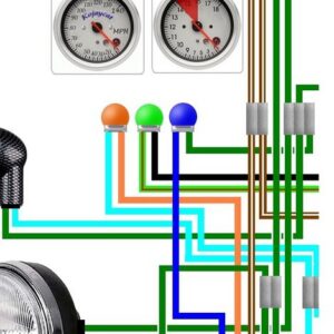 Honda CJ250T CJ360T UK Spec Colour Wiring Diagram