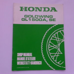 Workshop Manual Used Honda GL1500A SE V Factory Addendum