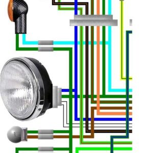 Honda NS400R NS400 R UK Spec Colour Wiring Diagram