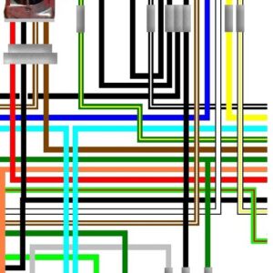 Honda SL350 K1 - K2 General Spec Colour Wiring Diagram