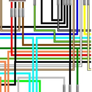 Honda SL360 K0 USA Spec Colour Wiring Diagram
