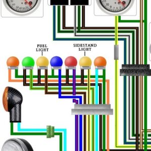Honda ST1100 Pan European ABS-TCS 1996-01 UK Wiring Diagram