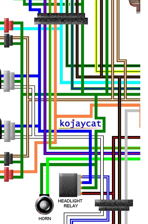 Honda CBR250RR J MC19 1988 UK Colour Wiring Diagram