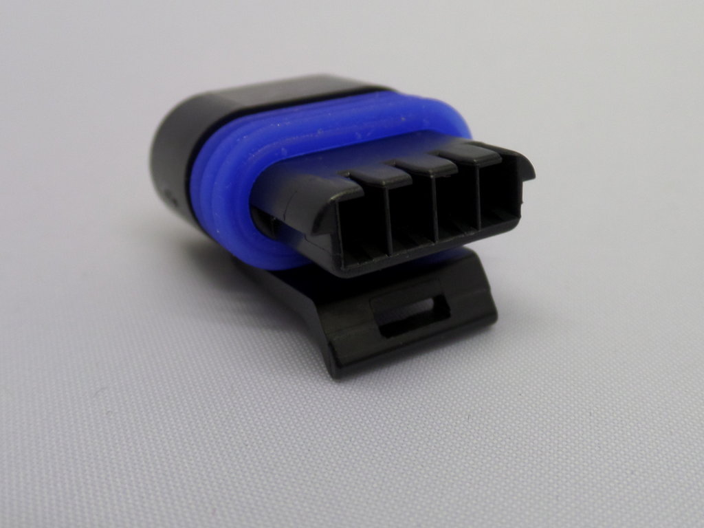 Connector Ducati 4 Way Idle Air Valve Blue Wiring - Image 2