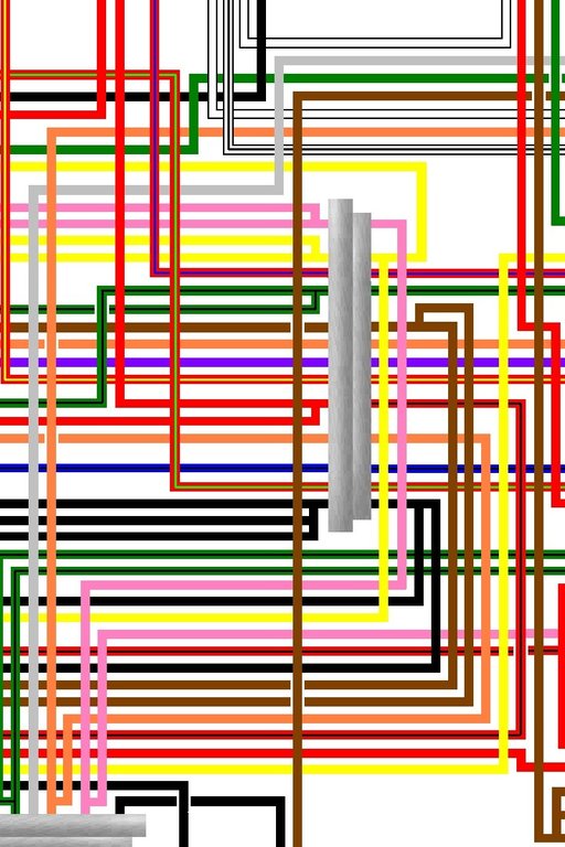 Moto Guzzi 850 Le Mans Colour Wiring Diagram