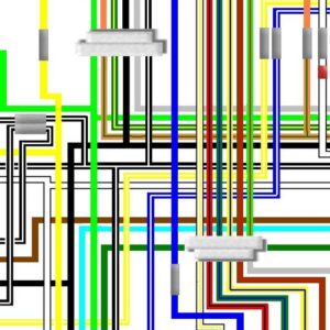 Suzuki GS550L 1982 UK/Euro Spec Colour Wiring Diagram