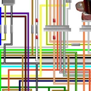Suzuki GS850 LT 1980 UK colour wiring diagram