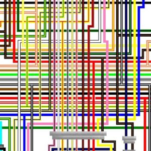 Suzuki GSX1400 K3 UK Spec Motorcycle Colour Wiring Diagram