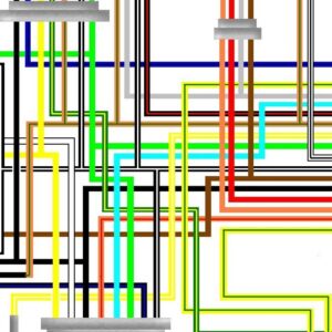 Suzuki GSX600F 1989 - 1995 USA Spec Colour Wiring Diagram
